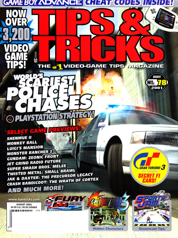 Tips & Tricks Issue 078 (August 2001) cover
